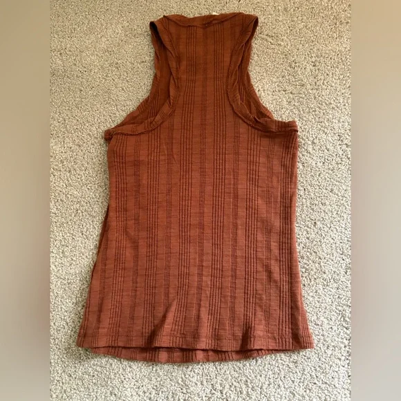 Pilcro Anthropologie Tank XS Ribbed High Neck - Picture 3 of 5